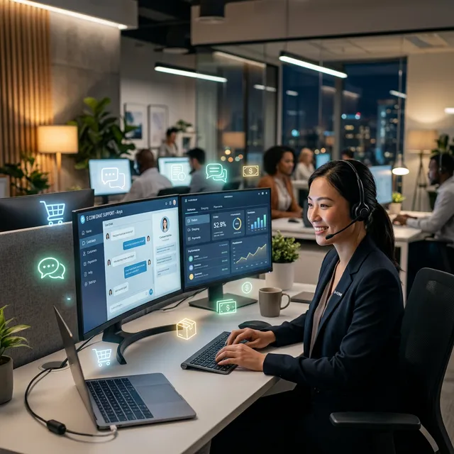 HAPP AI voice and chat agent for e-commerce, recovering carts and answering questions.